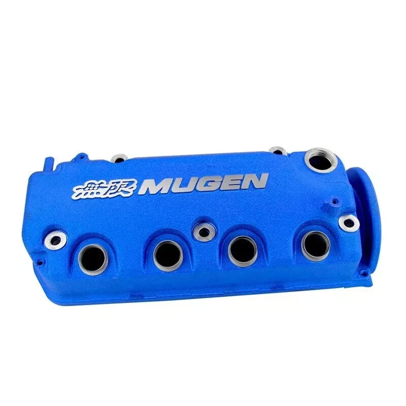 Mugen Style Rocker Engine Valve Cover Blue For Honda D15 D16 D16y VTEC SOHC