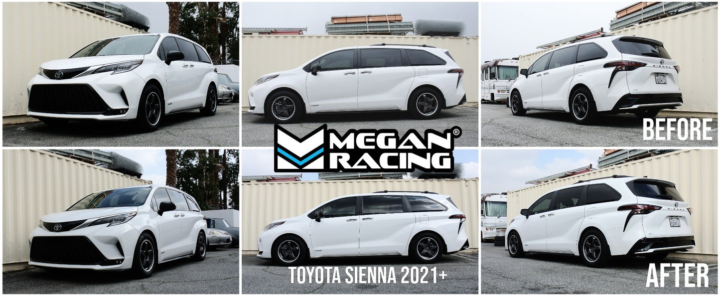 Megan Racing Euro II Series Coilover Kit for Toyota Sienna 2021+ AWD (Excludes FWD & Woodland)