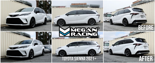 Megan Racing Euro II Series Coilover Kit for Toyota Sienna 2021+ AWD (Excludes FWD & Woodland)