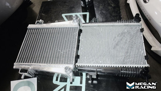 Megan Racing Dual Row Left & Right Side Radiators for 2019+ Toyota GR Supra