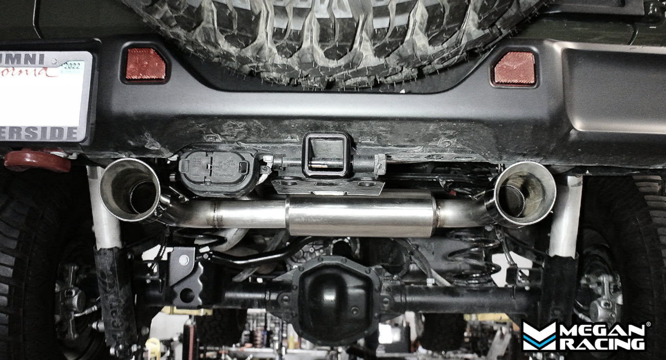 Megan Racing ABE Type Exhaust System for 2018+ Jeep Wrangler Unlimited (JLU) — MR-ABE-JJLU18