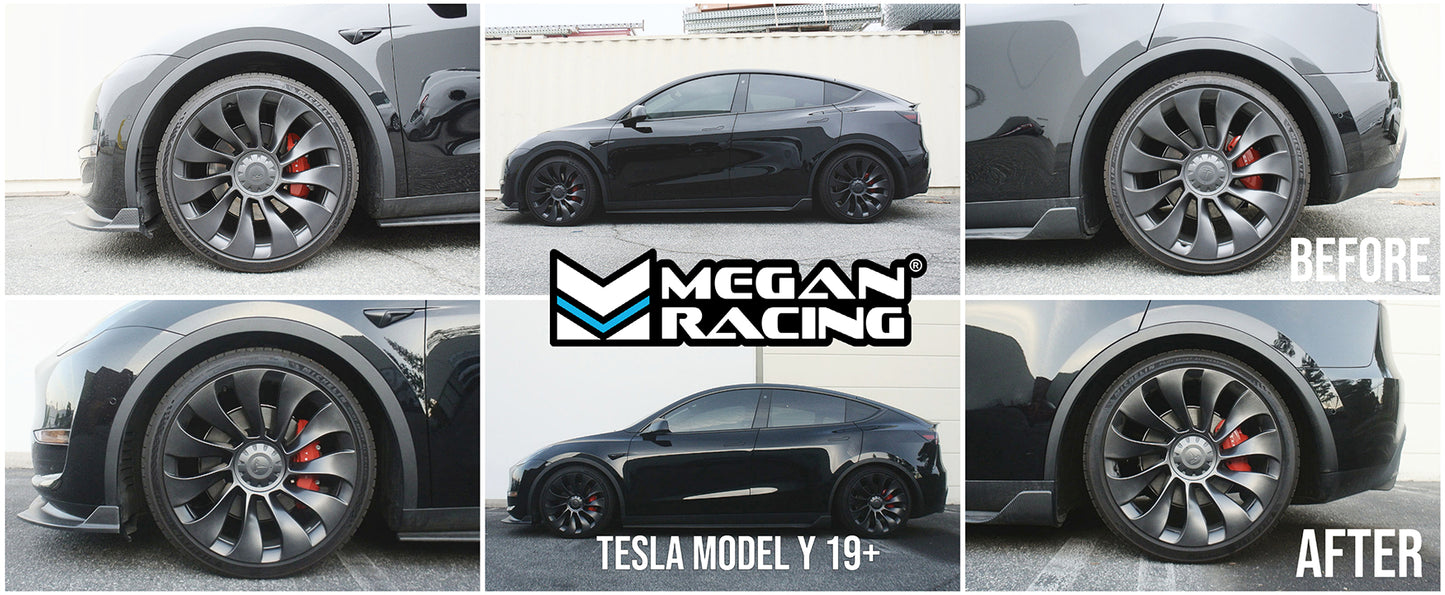 Megan Racing EZII Series Coilover Kit for Tesla 19+ Model Y AWD/17+ Model 3 AWD (Lower Set-up)