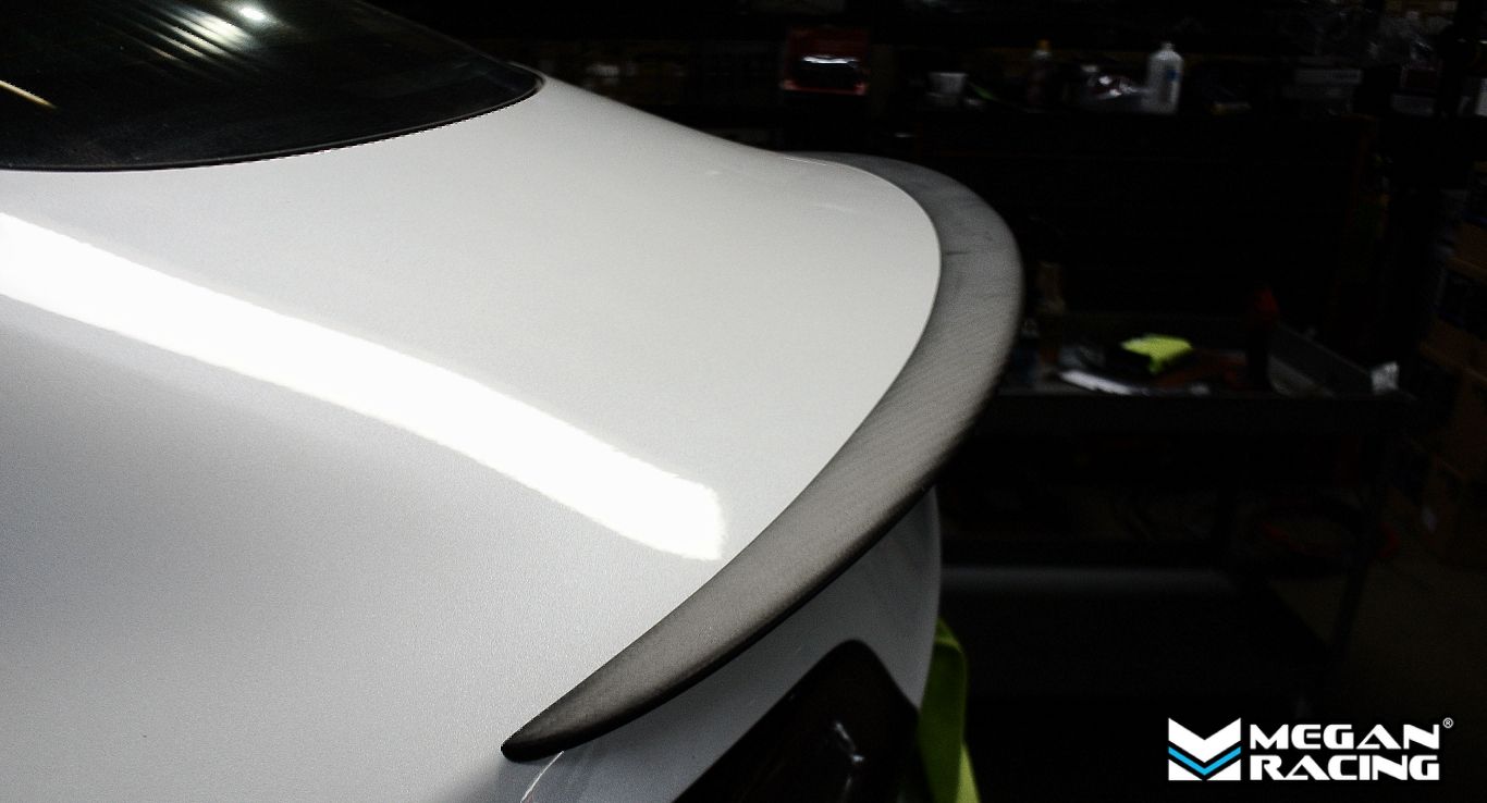 Megan Racing Carbon OE-Type Rear Spoiler for 2017+ Tesla Model 3 - MRC-EXT-TSL317