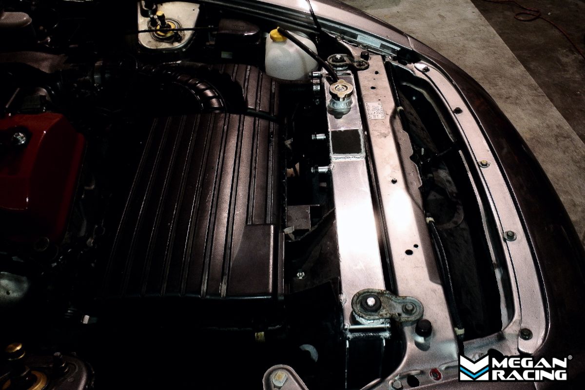Megan Racing Aluminum "Triple Pass" V2 Radiator for 2000-2009 Honda S2000