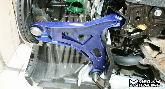 Megan Racing Front Lower Control Arm (Spherical Bushing + 15mm RCA) for Scion FR-S/ Subaru BRZ (ZC6)/ Toyota 86 (ZN6)/ GR86 (ZN8)