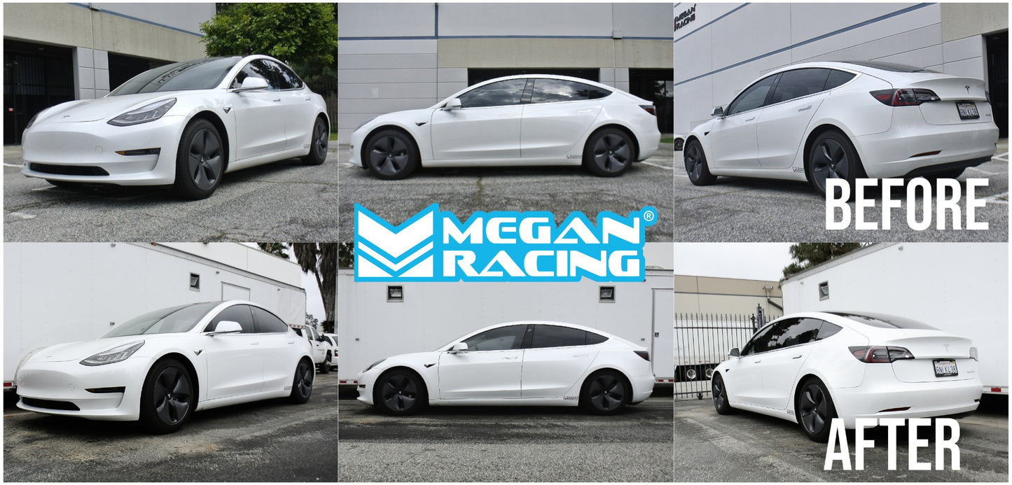 Megan Racing EZ II Series Coilovers for Tesla Model 3 AWD 2017+ (Excluding RWD)