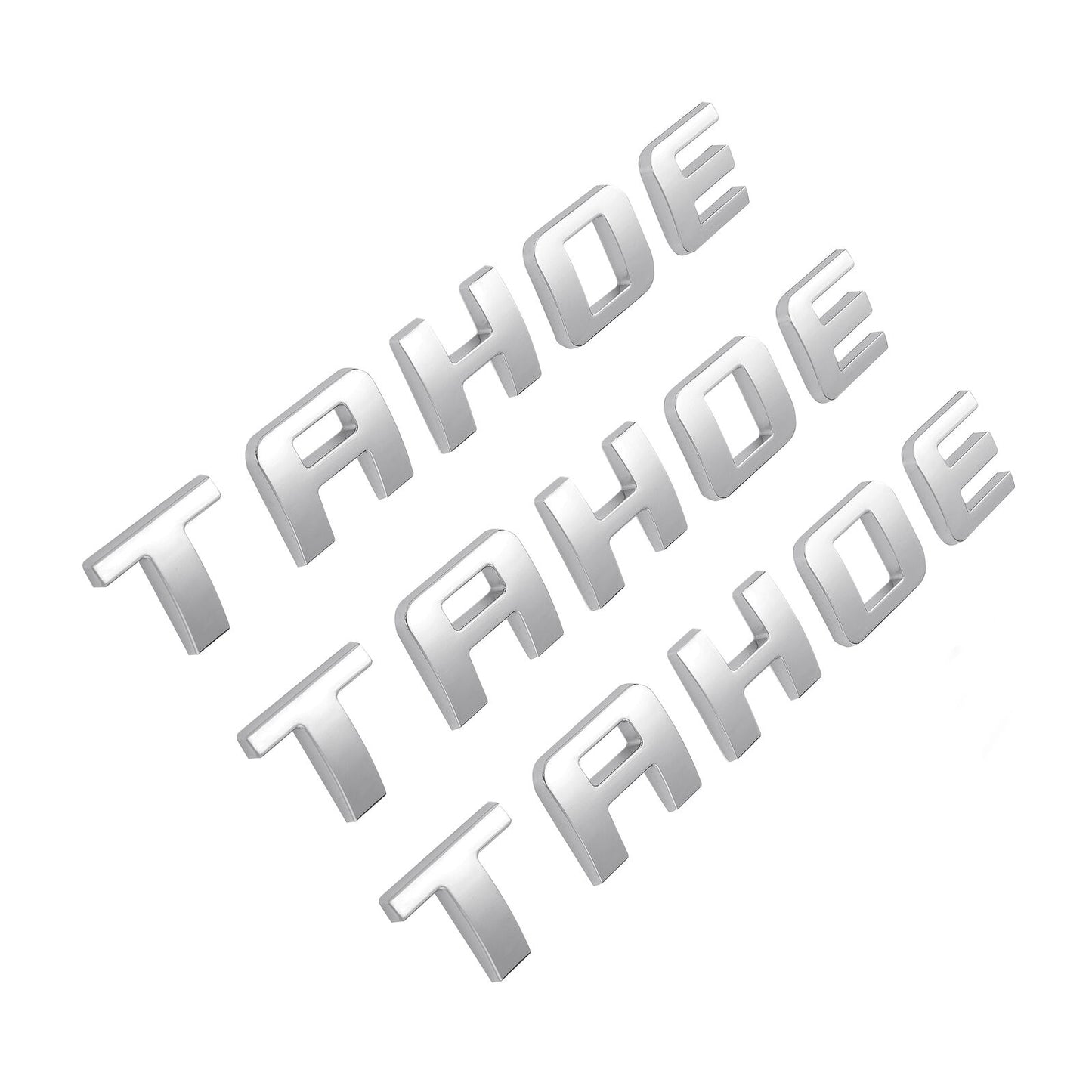 Left & Right Door Emblems For Chevrolet TAHOE Letter Liftgate Nameplates Badge