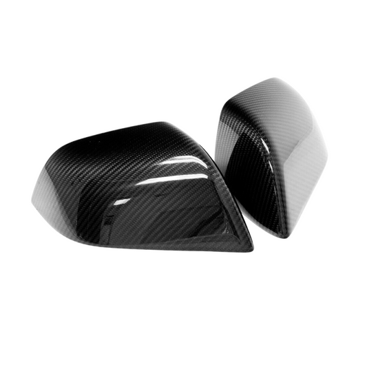 2017-2023 TESLA Model 3 Direct Add-On Carbon Fiber Style Mirror Cap Covers