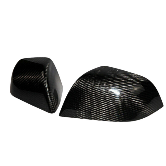 2017-2023 TESLA Model 3 Direct Add-On Carbon Fiber Style Mirror Cap Covers