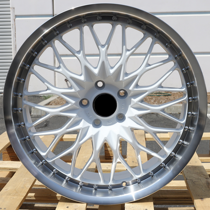 WKS-1 | Work VS-XV Style Wheels | White Machined Lip