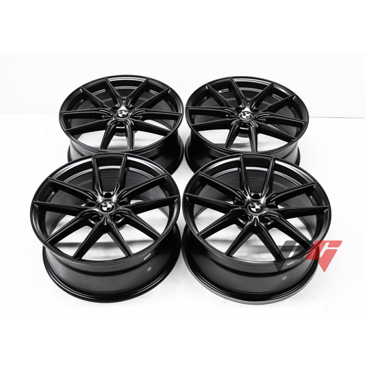 19"x8"+33 Black & Silver Flow Formed Wheels (5x120) for BMW