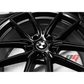 19"x8"+33 Black & Silver Flow Formed Wheels (5x120) for BMW