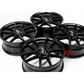 19"x8"+33 Black & Silver Flow Formed Wheels (5x120) for BMW