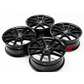 19"x8"+33 Black & Silver Flow Formed Wheels (5x120) for BMW