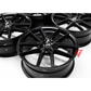 19"x8"+33 Black & Silver Flow Formed Wheels (5x120) for BMW