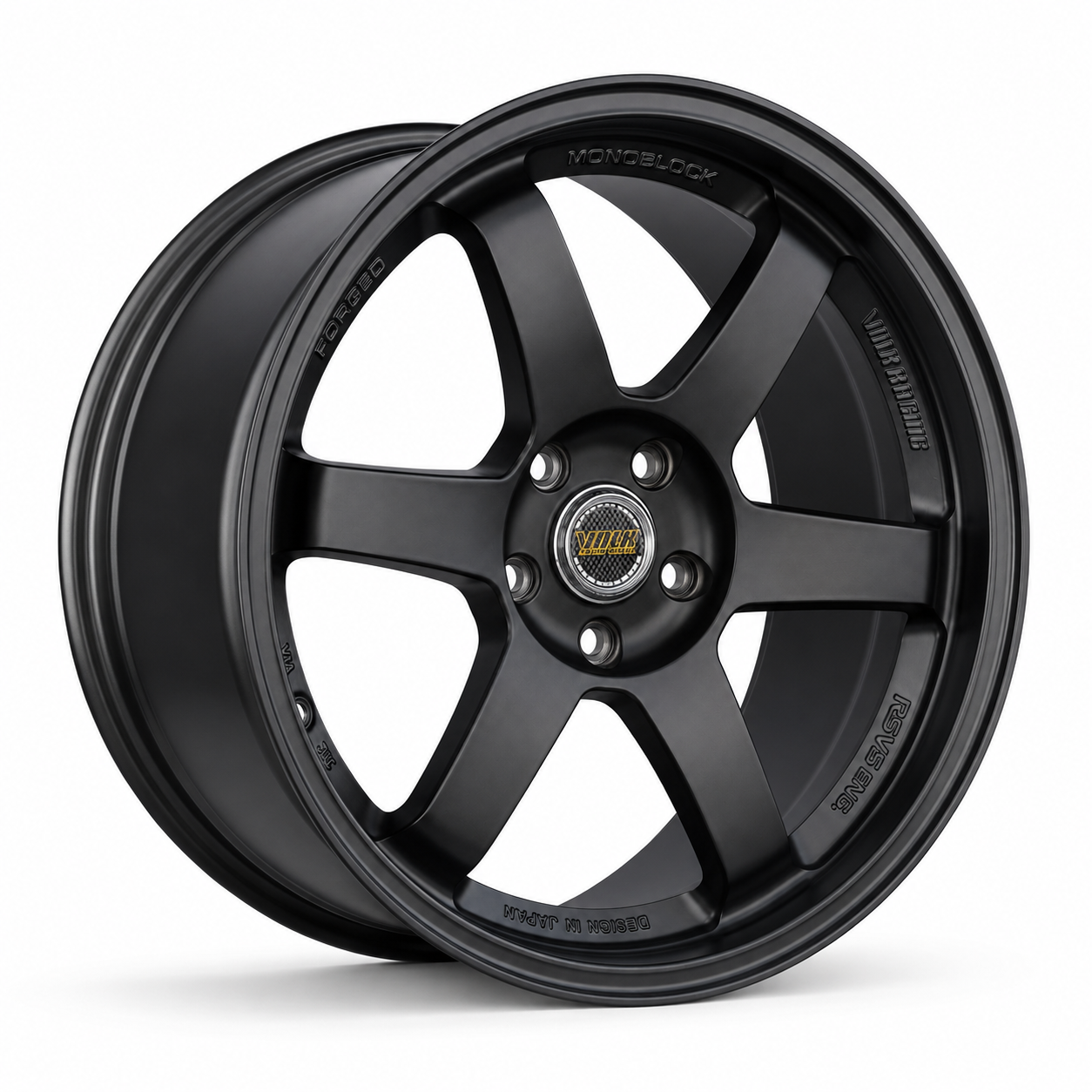 RA-1 | TE37 Style Wheels Matte Black