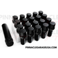 20pcs Black M12x1.25 Cone Seat Wheel Lug Bolts For Dart, Compass, Renegade, Cherokee