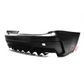 2006-2013 LEXUS PG STYLE V1 IS250, IS350 Rear Bumper Cover w/ Mufflers & 3rd Brake Light
