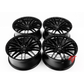 HR21 Style 19x8.5+40 (5x112) Gloss Black Wheels fit AUDI