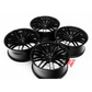 HR21 Style 19x8.5+40 (5x112) Gloss Black Wheels fit AUDI