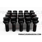 20pcs Black M12x1.25 Wheel Lug Bolt 28mm Shank For Cherokee, Compass, Renegade, Dart