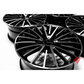 Mercedes Benz Wheels 19x8.5/19x9.5 5x112 Black Machined fit A Class B Class C Class 180 200 220 300 400