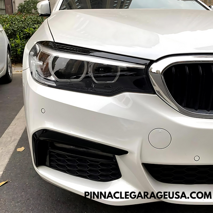 2018-2020 BMW 5 Series G30 Front Headlight Eyebrow Trim