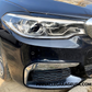 2018-2020 BMW G30 5 Series Front Headlight Eyebrow Trim