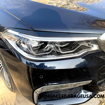 2018-2020 BMW 5 Series G30 Front Headlight Eyebrow Trim