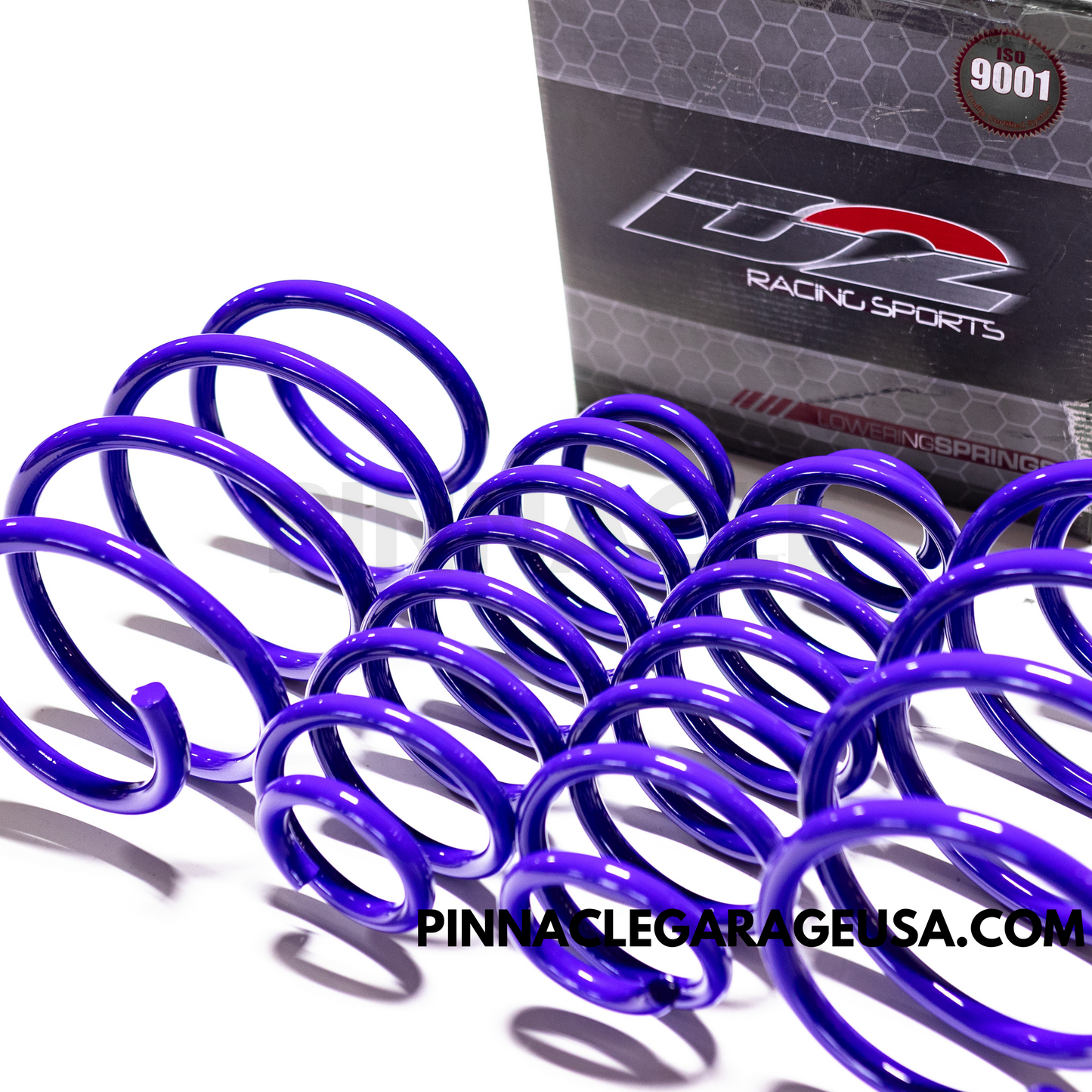 D2 Racing PRO Lowering Springs 2.0"F / 2.0"R For 2018-2022 Toyota Camry FWD