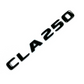 "CLA 250" Gloss Black Raised Letter Emblem For Rear Trunk Lid Fits Mercedes C Class