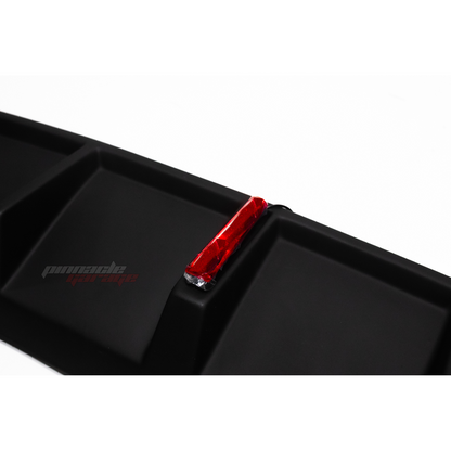 2006-2013 Lexus IS250/ IS350 Sedan Matte Black Rear Bumper Diffuser With 3rd Brake Light