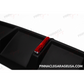 2006-2013 Lexus IS250 IS350 Matte Black Rear Bumper Diffuser Lip With 3rd Brake Light