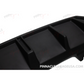 2006-2013 Lexus IS250 IS350 Matte Black Rear Bumper Diffuser Lip With 3rd Brake Light