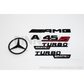 Mercedes-Benz W177 A45S Hatchback AMG Gloss Black Emblem Pack