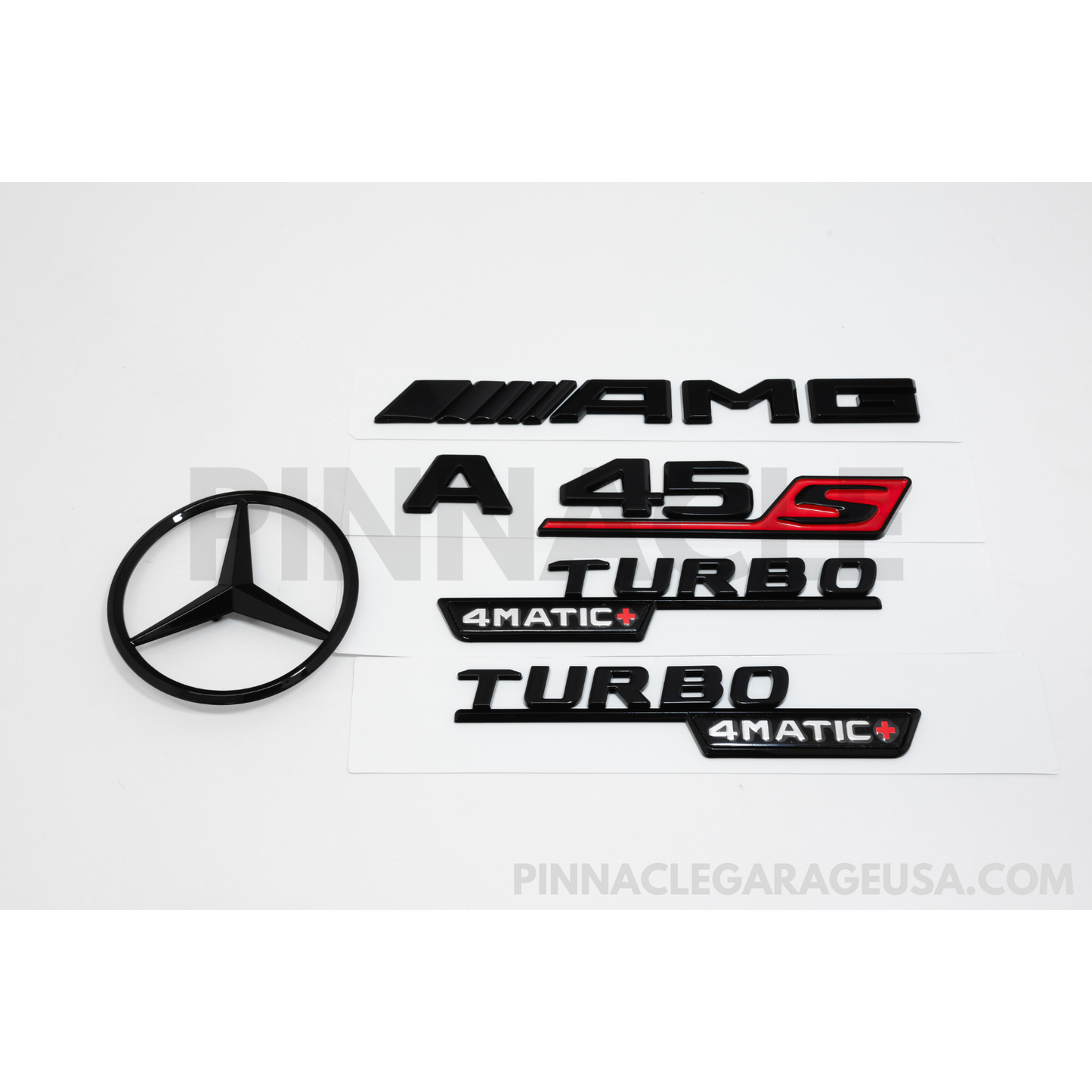 Mercedes-Benz V177 A45S Hatchback AMG Gloss Black Emblem Pack