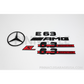 Mercedes-Benz W212 E63 AMG Gloss Black Emblem Pack