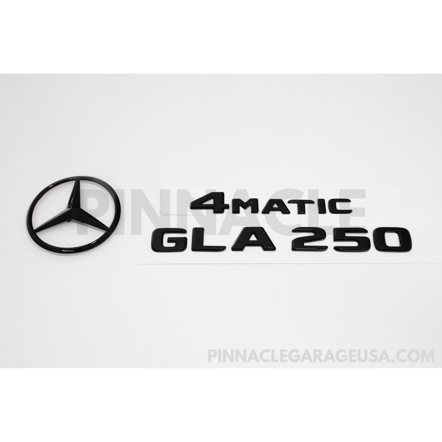 Mercedes-Benz W156 X156 GLA250 4MATIC Gloss Black Emblem Pack