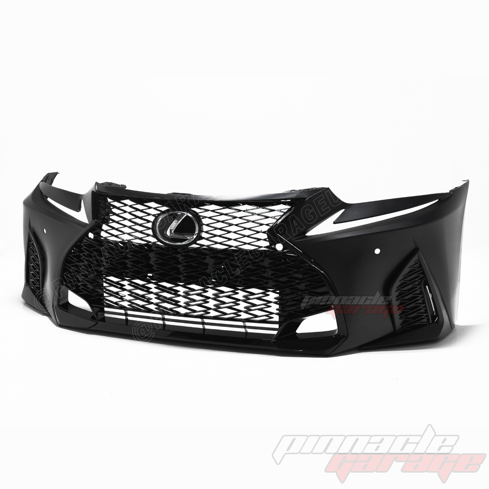 Carbon Fiber Front Bumper Lip Kit For Lexus IS200t IS300 IS350 F-Sport 2017-2020 - 3 PCS