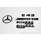 Mercedes-Benz W213 E43 Sedan AMG Gloss Black Emblem Pack