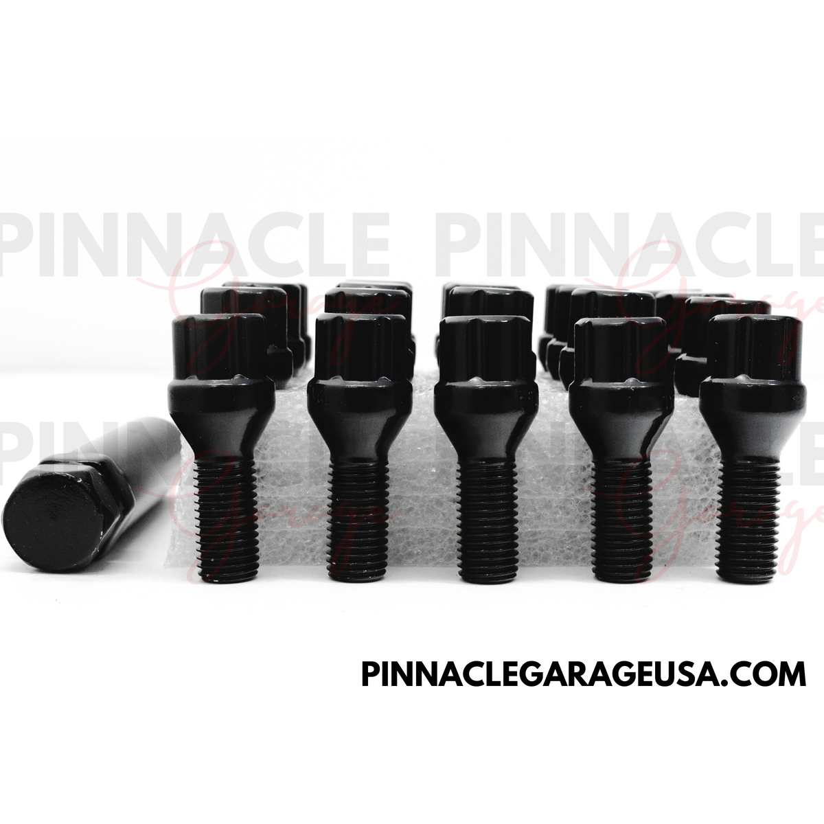 20 Chrome Spline Lug Bolts + 2 Keys - 12x1.5 Thread For BMW M3, M5, 335, 135, E46, F30 & More