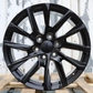 22x9" Matte Black Wheels (6x139.7) Fits Chevy Tahoe Suburban GMC Yukon Cadillac Escalade