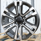 20x9" Gray Machined Wheels (6x139.7) Fits Chevy Tahoe Suburban GMC Yukon Cadillac Escalade