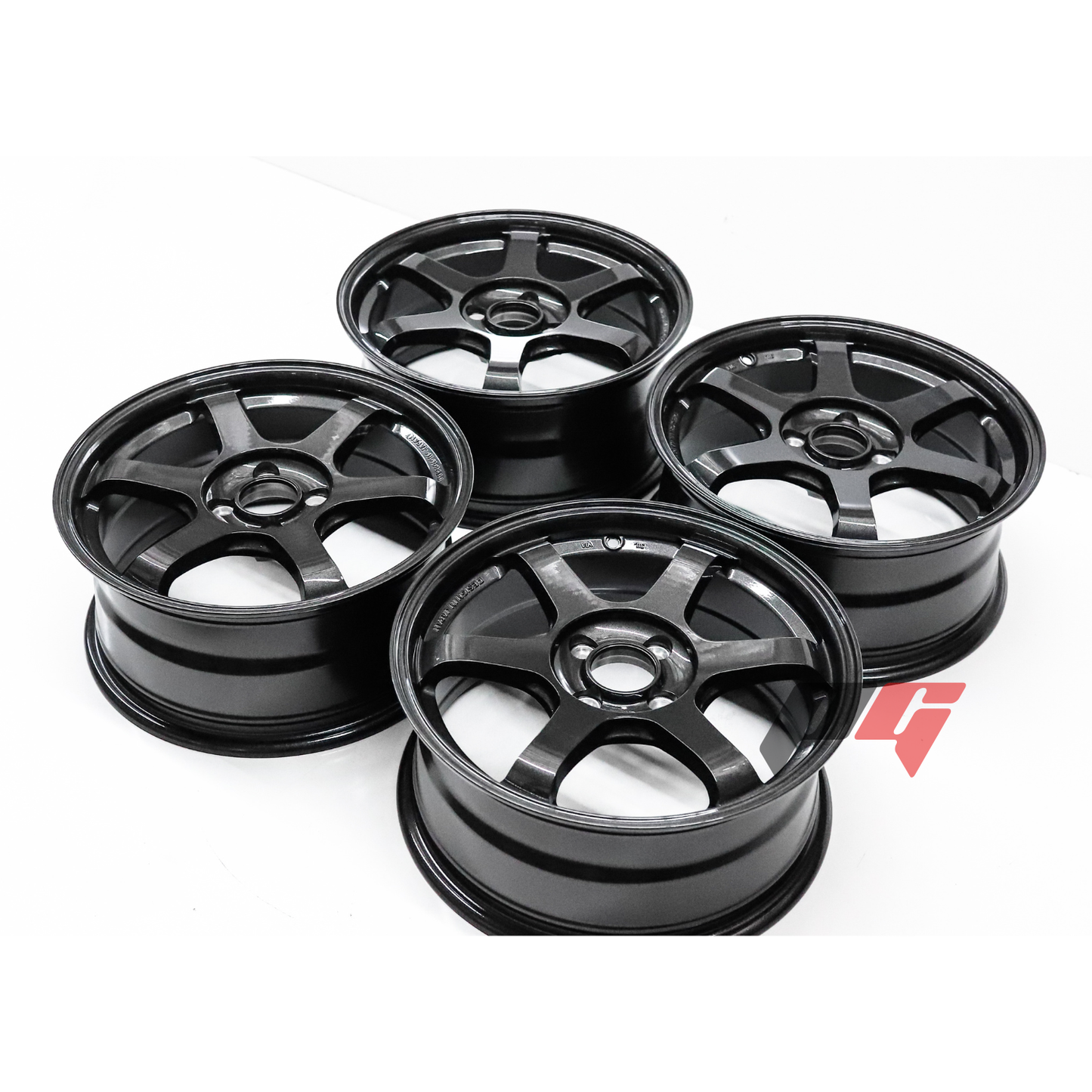 16"x7" Gunmetal Gray Flow Formed Wheels (4x100) FIT HONDA TOYOTA MAZDA