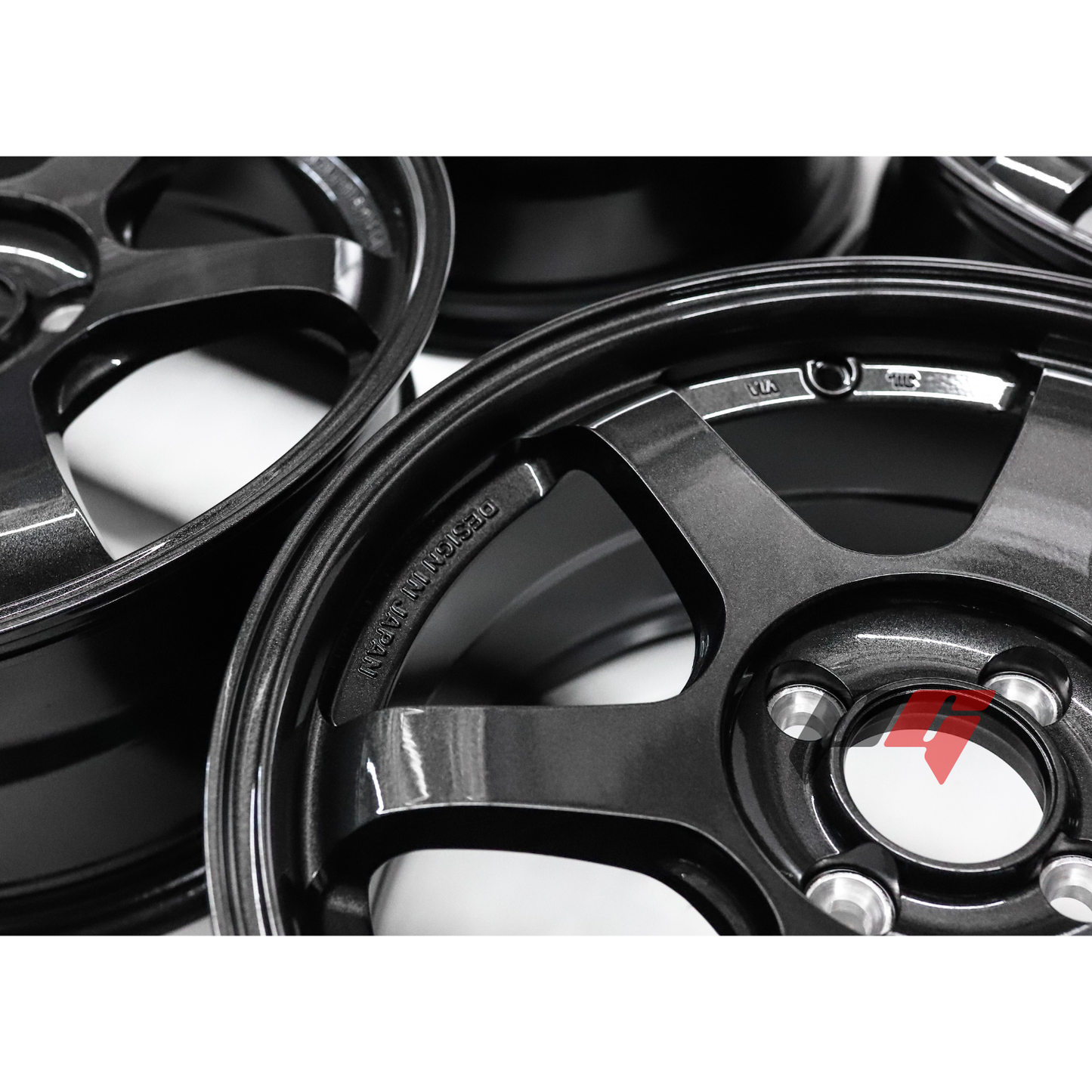 16"x7" Gunmetal Gray Flow Formed Wheels (4x100) FIT HONDA TOYOTA MAZDA