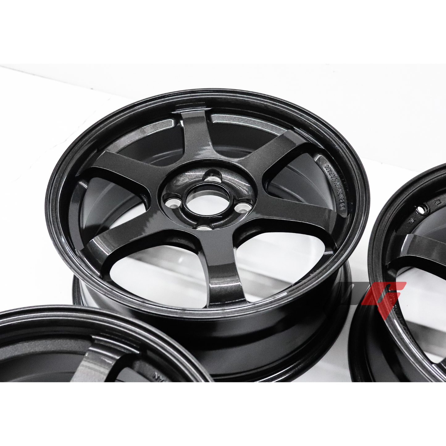 16"x7" Gunmetal Gray Flow Formed Wheels (4x100) FIT HONDA TOYOTA MAZDA