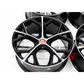 20"x8.5" Black & Silver Flow Formed Wheels (5x108) for JAGUAR