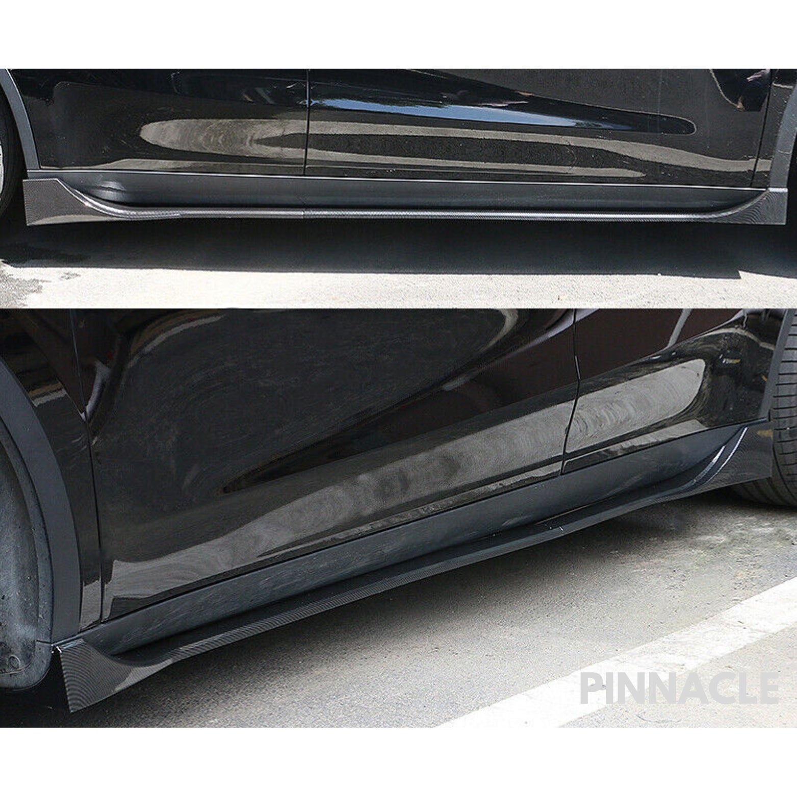 2020-2023 Tesla Model Y Side Skirts Extension Splitter Rocker Panel ...