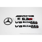 Mercedes-Benz W213 E63S AMG Gloss Black Emblem Pack