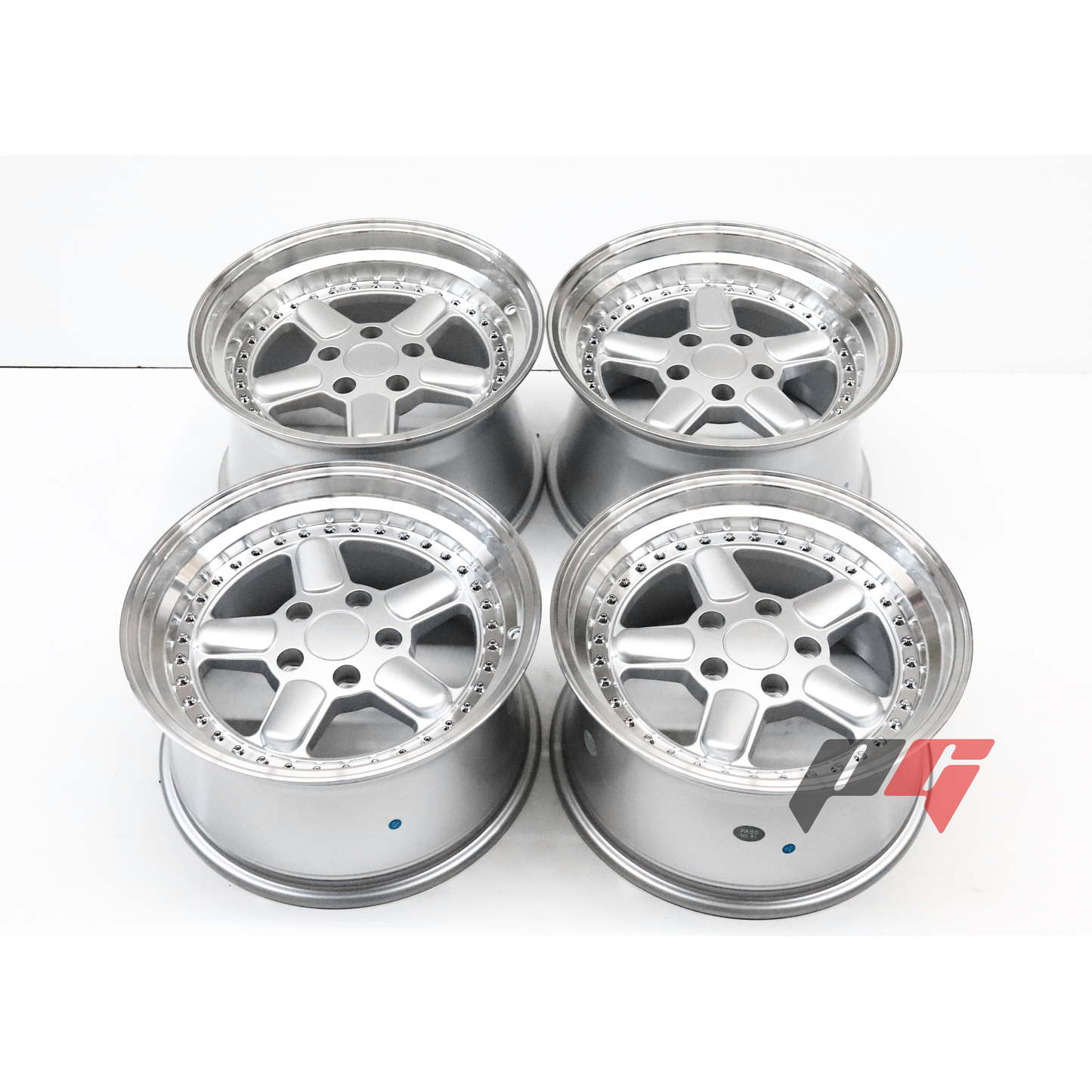 AC Schnitzer Type 1 Style Wheels 17x9/17x10 (5x120) Silver Machined Lip For BMW